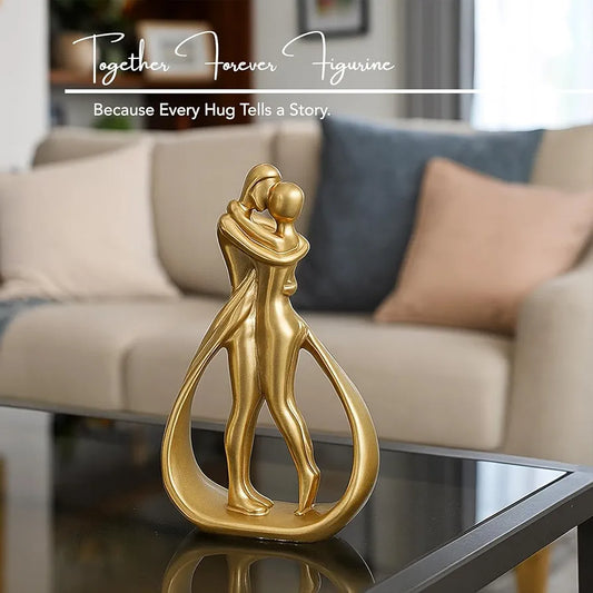 Ekhasa Nostrae Resin Cute Couples Show Pieces Golden Couple