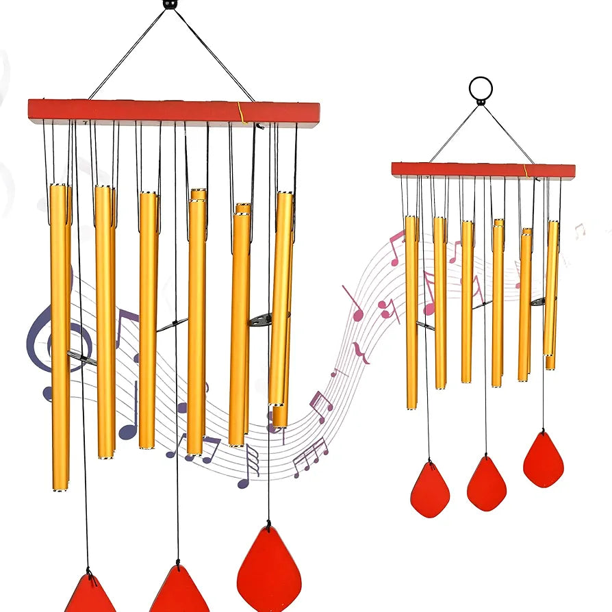 Blissful Golden Wind Chimes Wind Chime -026