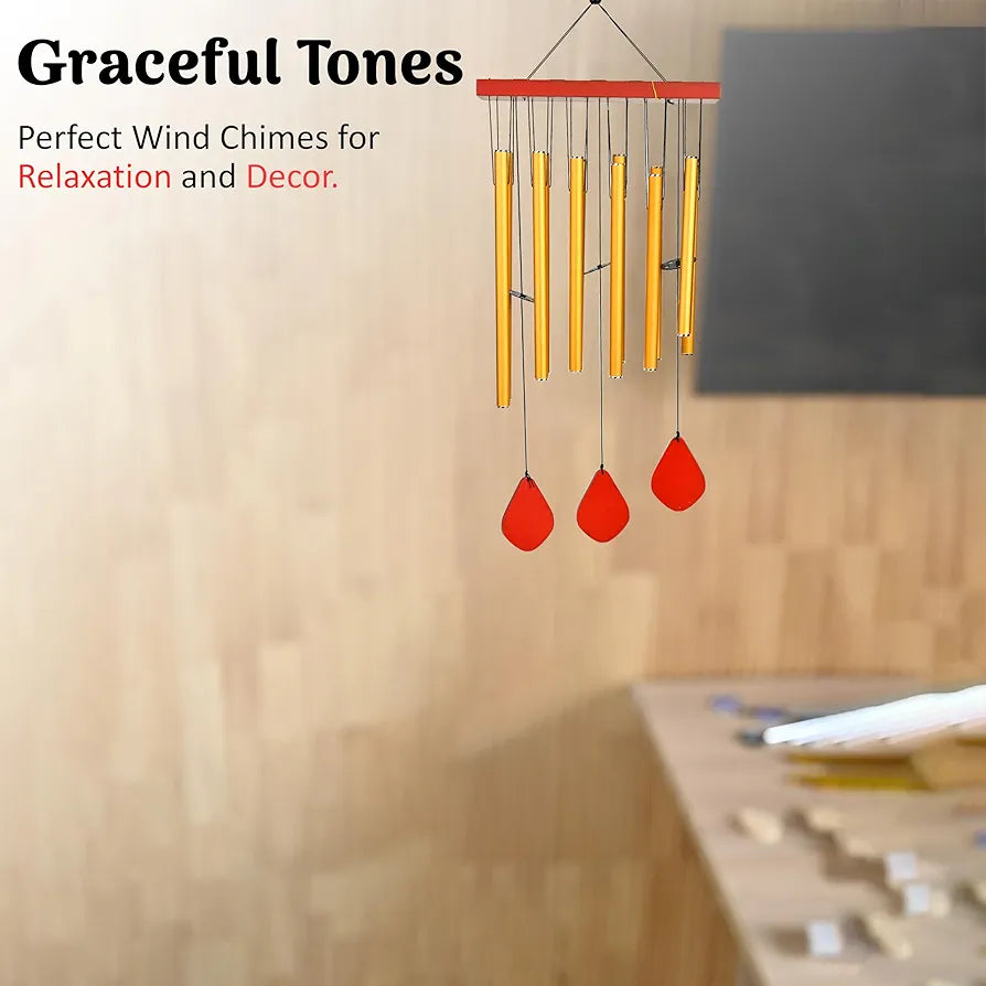 Blissful Golden Wind Chimes Wind Chime -026