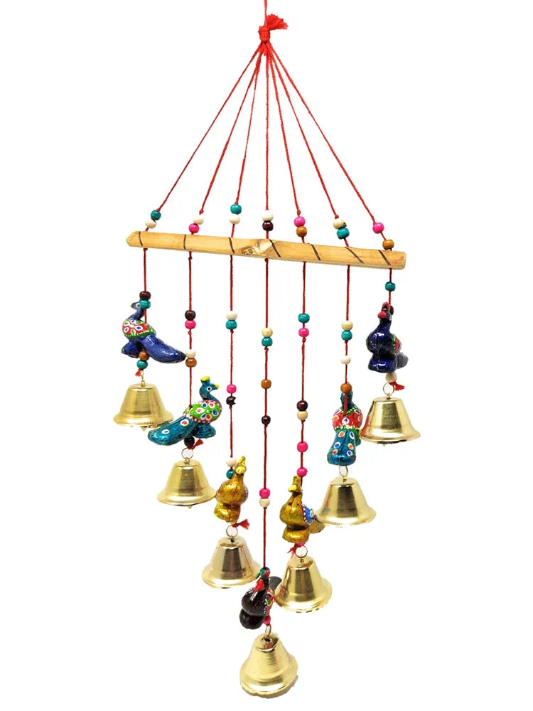 Handcrafted Rajasthani Peacock Wind Chime