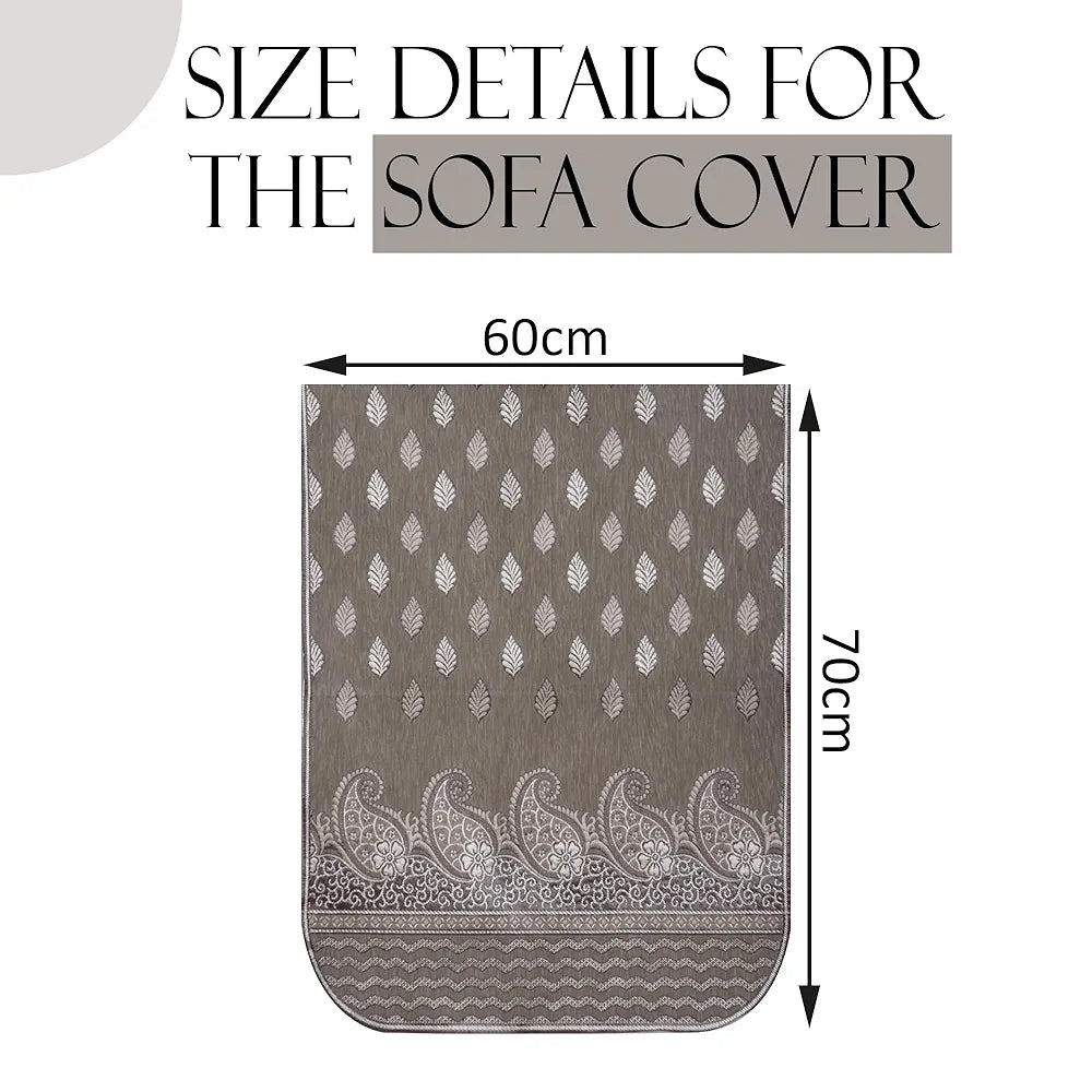 Kuber Industries Set of 6 Durable 2+1 Seater Sofa Covers Carry Vento Mousse