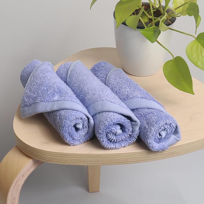 Heelium Bamboo Face Towel Ultra Absorbent & Odour-Free 3X Softer Than Cotton Towels