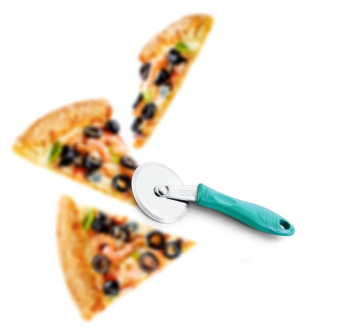 Crystal MKA069 Stainless Steel Pizza Cutter Multicolour