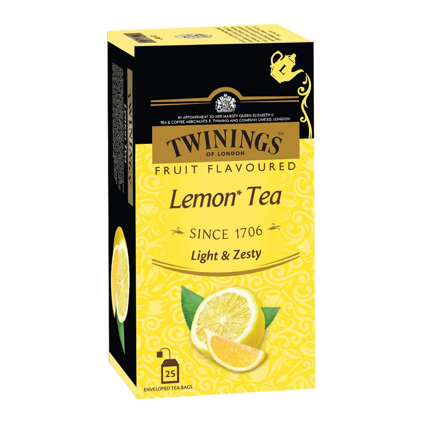Twinings Lemon Black Tea 25 Tea Bags - 50 gms