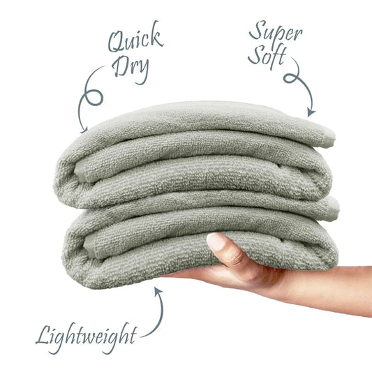 Luxe Home Cotton Bath Towel 450 GSM Quick Dry Large Size Bathroom Towels Colour Grey