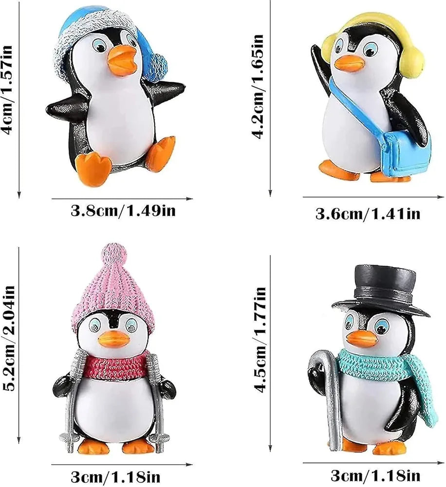 Satyam Kraft 1 Set Resin Penguin Miniature Figurines