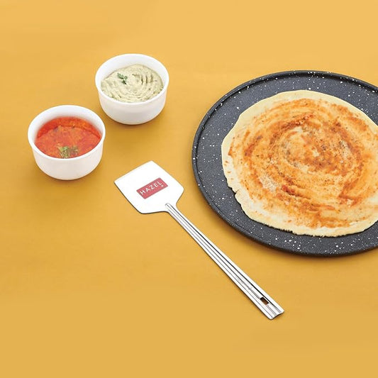 Hazel Stainless Steel Dosa Flat Base Taveta Tavethi Palta Turner Spoon