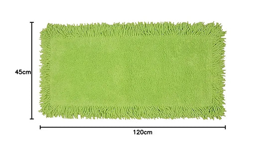 Saral Home Shaggy Soft Cotton Durable & Washable Multipurpose Bedside Runner Colour Green