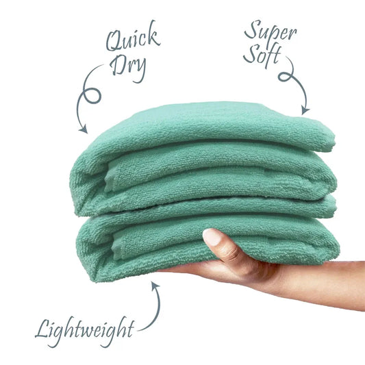Luxe Home Cotton Bath Towel 450 GSM Quick Dry Large Size Bathroom Towels Colour Aqua