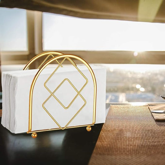 CentraLit Napkin Holder for Dining Table Decor Freestanding Metal Paper Holder for Kitchen Countertop Heavy Duty Napkin