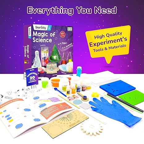 Smartivity Science Kit for Kids Beginner Science Experiment Kit Birthday Gift for Boys & Girls