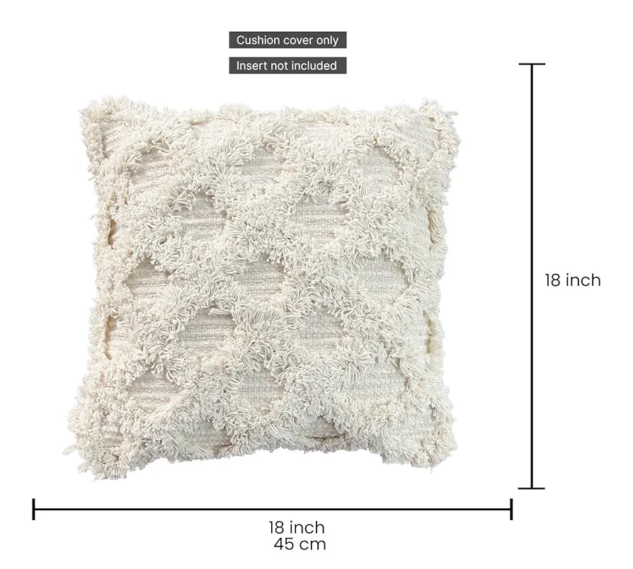 Sajavat Home Pure Cotton 3 Seater Sofa Throw Colour Beige