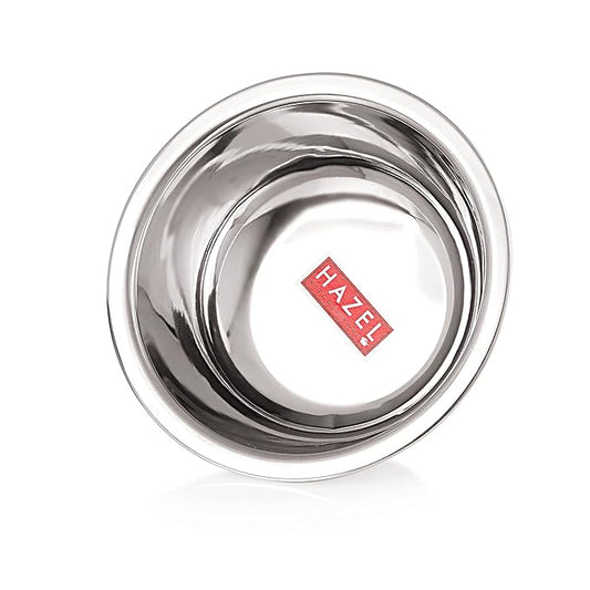 Hazel Stainless Steel Serving Bowl Snacks Serving and Mixing Bowl Accessories