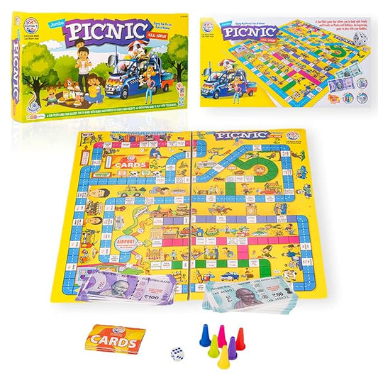 Ratna's Picnic Board Family Game Big Fun | Pack of 1 | Multicolor | Kids
