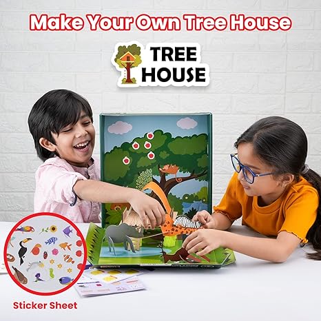 Smartivity Jungle Explorer Activity Kit for 5 in 1 Activities Tree House Science Experiment