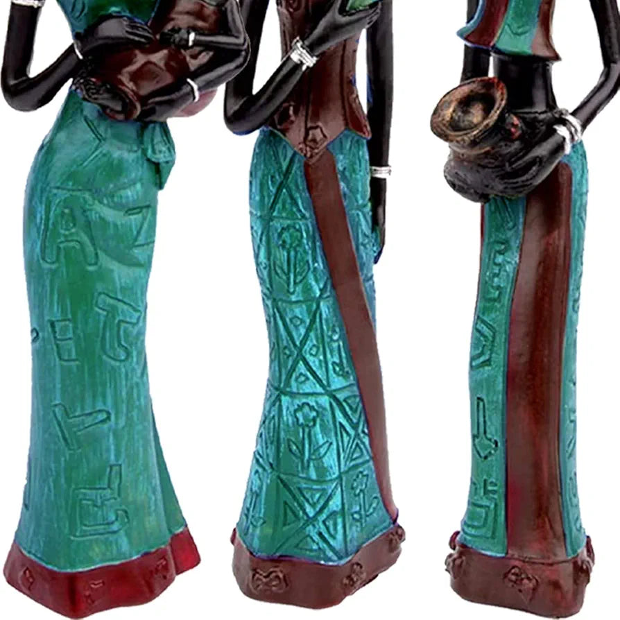 Xtore Beautiful Finish Uniquely Hand Crafted Home Decor African Tribal Women Art Piece