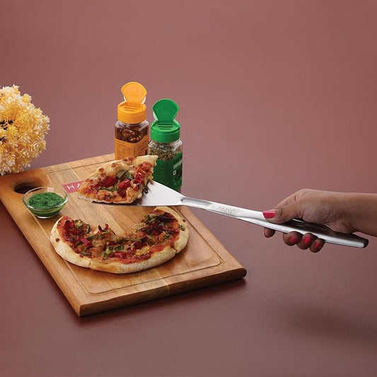 Hazel Stainless Steel Spatula with with Beveled Edge Spatula