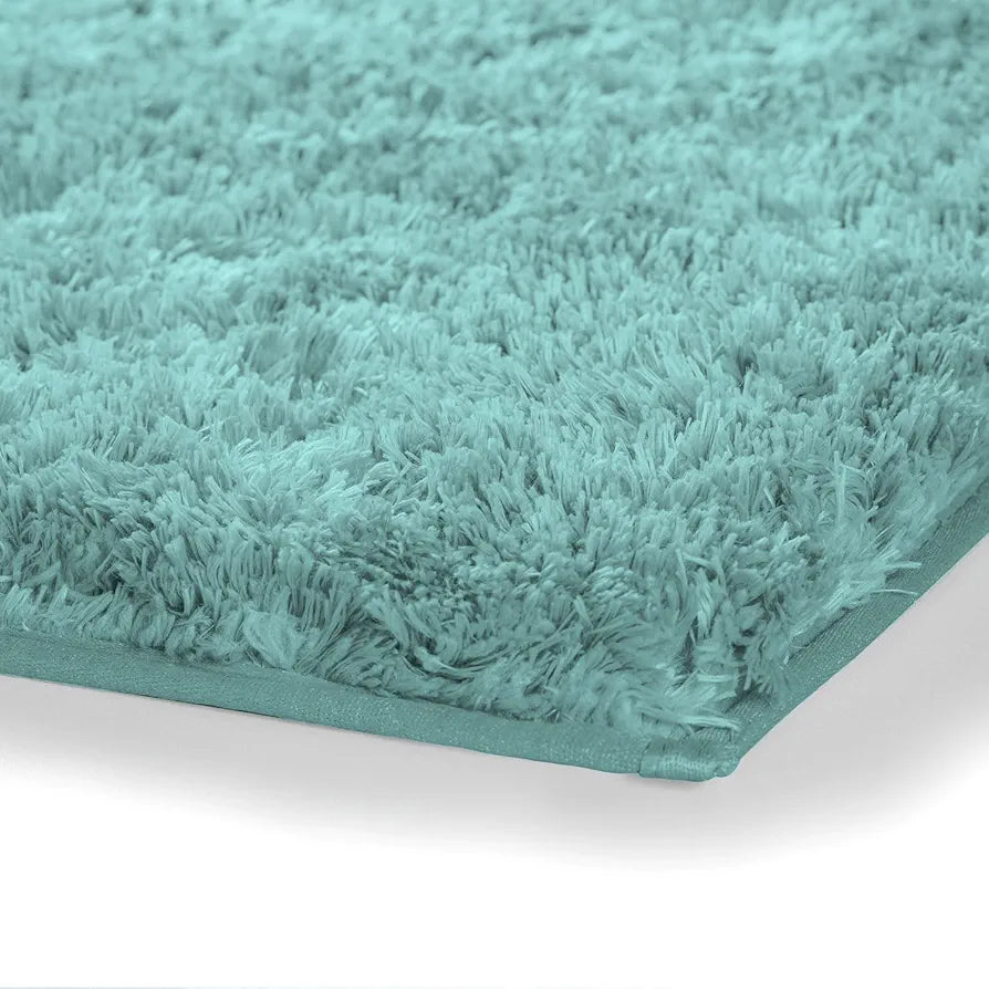 Luxe Home International Carpet Super Soft Anti Slip Vegas Rectangular Rugs Colour Aqua