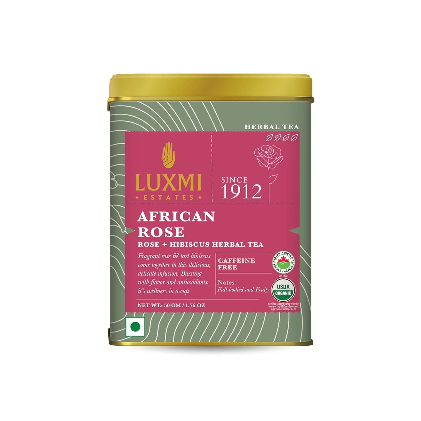 Luxmi Estates African Rose Herbal Tea - 50 gms