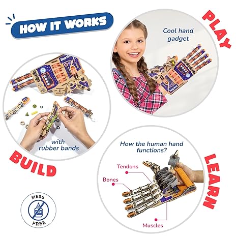 Smartivity Robotic Mechanical Hand Toy for Kids Best Birthday Gifts for Boys & Girls