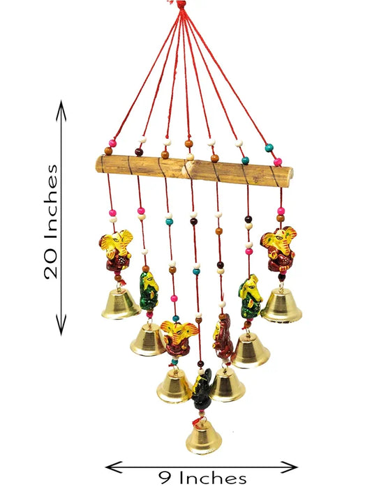 Handcrafted Rajasthani Ganesha Wind Chime