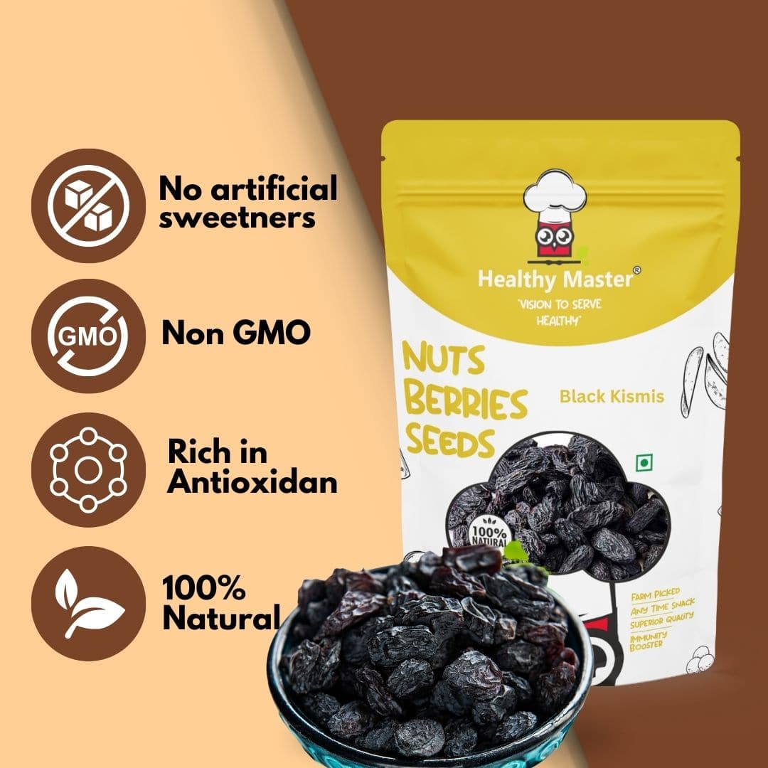 Black Raisins ( Kishmish) - Premium Quality