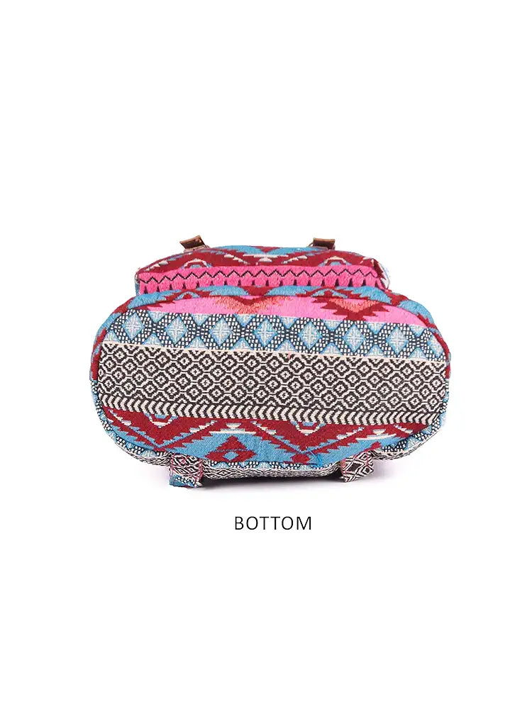 Astrid Canvas Girls Backpack Medium Size Colour: Multicolour