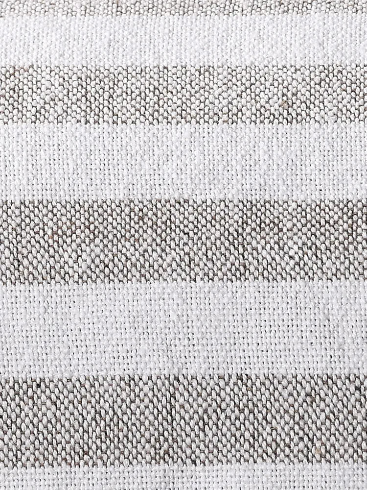 Sashaa World Striped Throw Bedcover Colour Natural