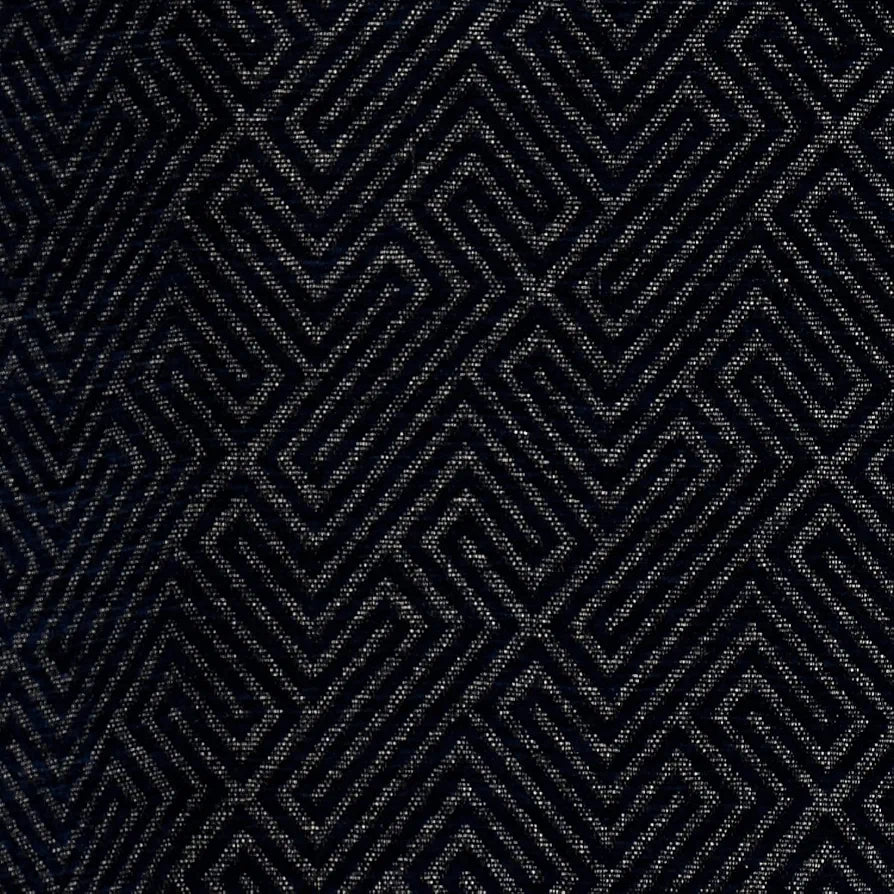 Saral Home Pacman Chenille Blackout Long Door Curtains 1pc Colour Navy