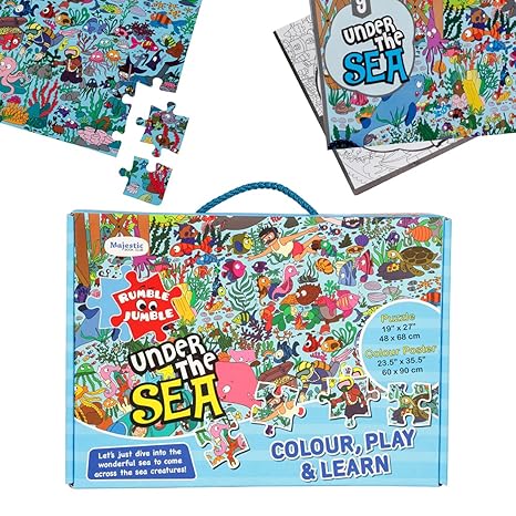 The Book Tree Under The Sea Fun And Educational Floor Puzzle By Majestic Book Club