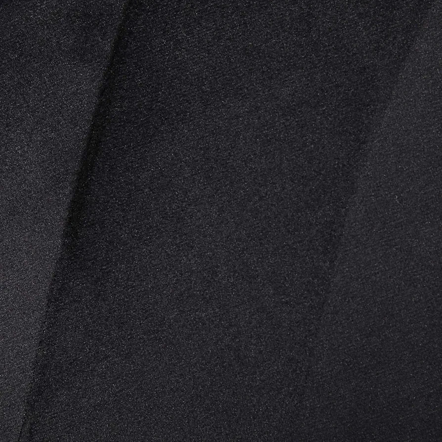 Aerohaven Premium Velvet Reversible Decorative Throw Pillow/Cushion Covers with Invisible Zipper Black Colour (Pack of 2)