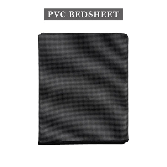 Kuber Industries PVC Mattress Protector Baby Bedsheet Waterproof Double Bedsheet Grey