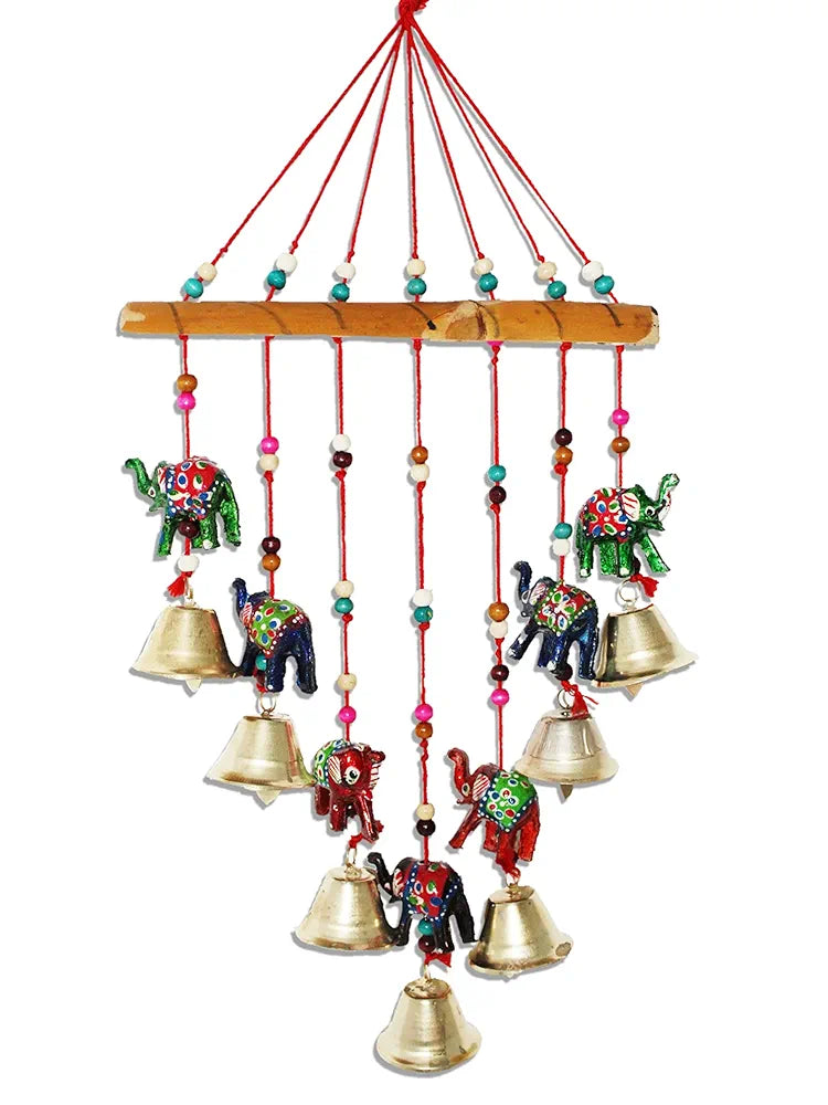 Handcrafted Rajasthani Elephant Wind Chime