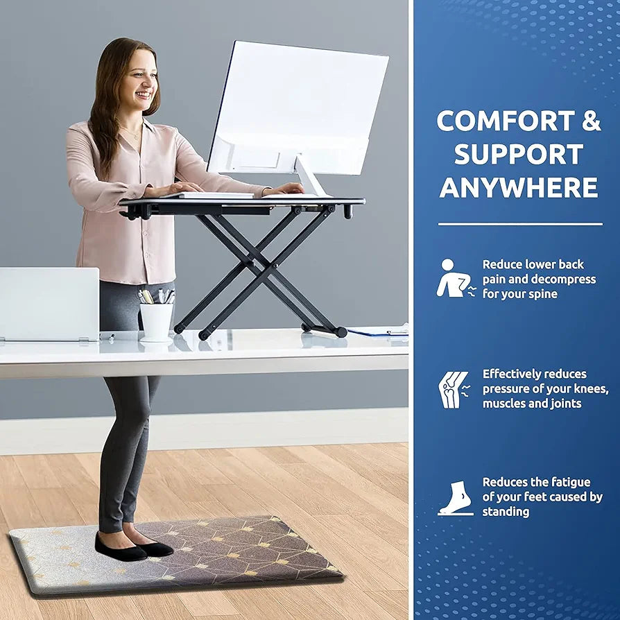 Luxe Home Columbo Anti-Fatigue Mat Cushioned Support Stylish and Durable Easy to Clean Non-Slip Bottom Colour Gradation