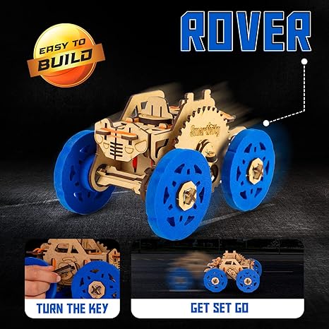 Smartivity 2in1 Stem Transform Robot Car Toy for kids Diy Fun Toys Educational Construction Car Robot Game