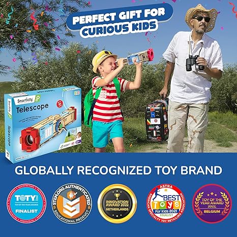 Smartivity Telescope Toy for Kids Measure Height & Distance Best Birthday Gift for Boys & Girls
