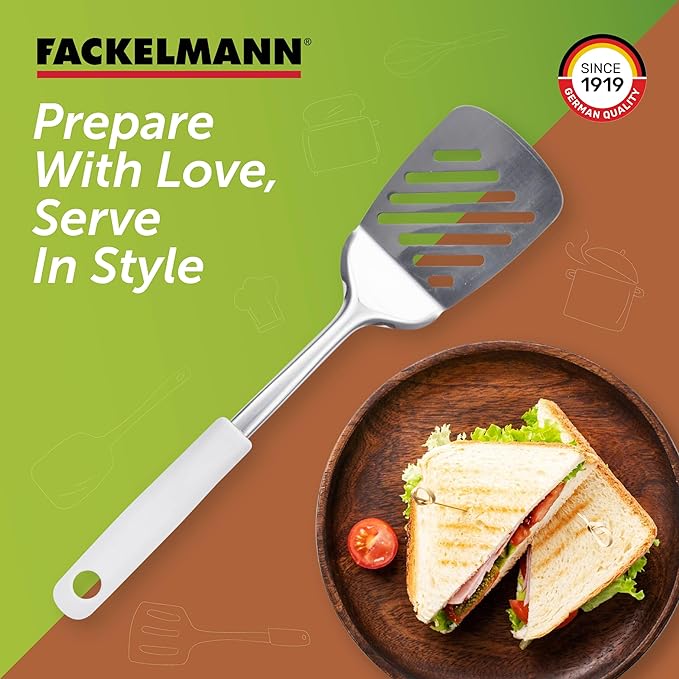 Fackelmann Arcadaline Slotted Turner 30 cm Stainless Steel