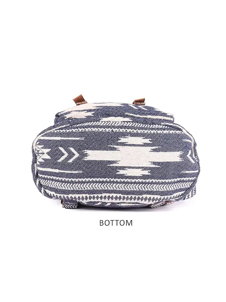 Astrid Canvas Girls Backpack Medium Size Colour Black