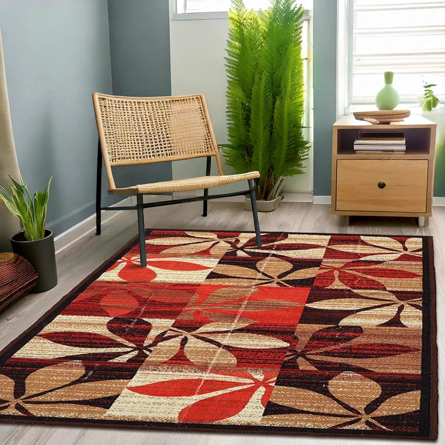 Status Contract Rugs for Living Room 3D Printed Carpet for Living Room Decor Colour Red