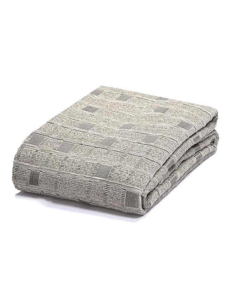 Saral Home Chenille 2 Seater Reversible Sofa Cover Throw Colour Beige