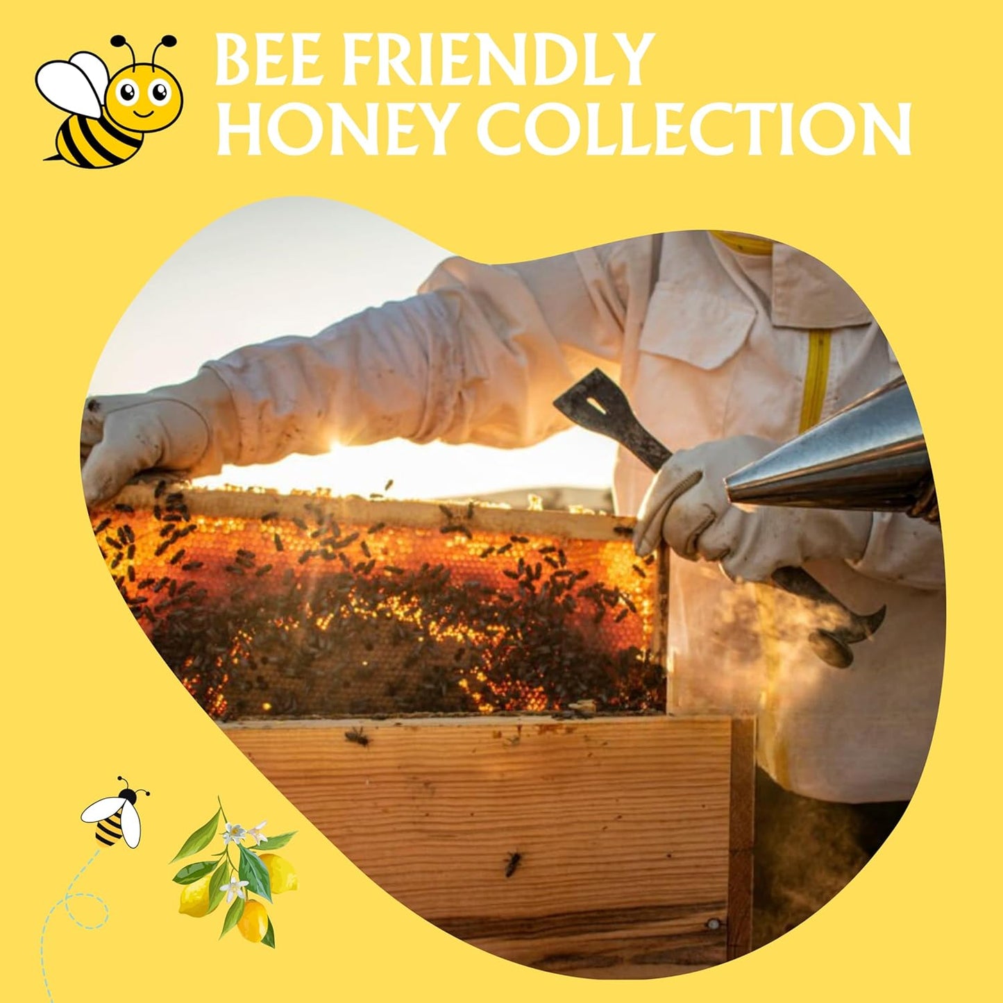 Village Company Organic Lemon Honey - 300 gms