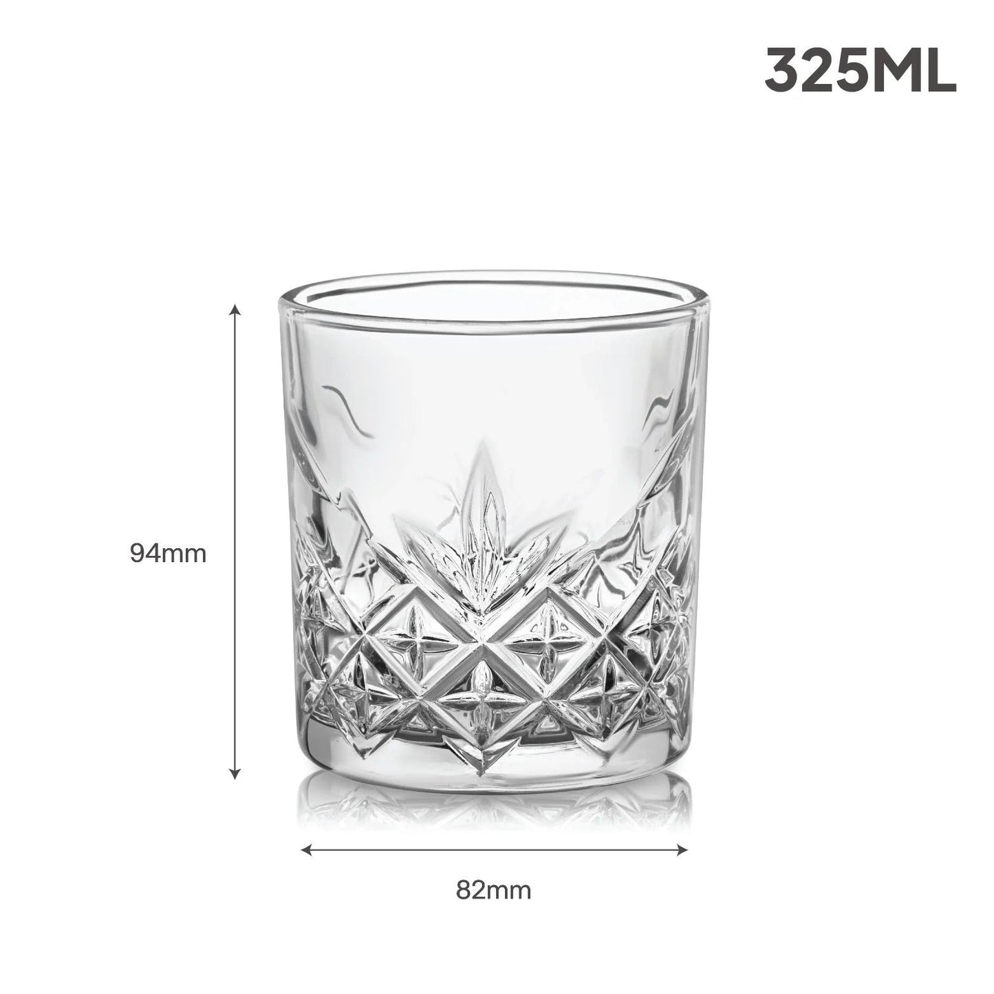 Cello Classix 325ml Rock Tumbler Set of 6