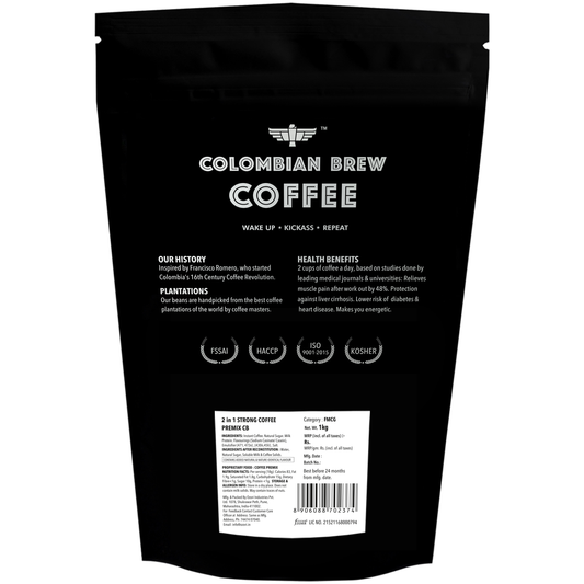 Colombian Brew 2 in 1 Instant Coffee Powder Premix 1kg