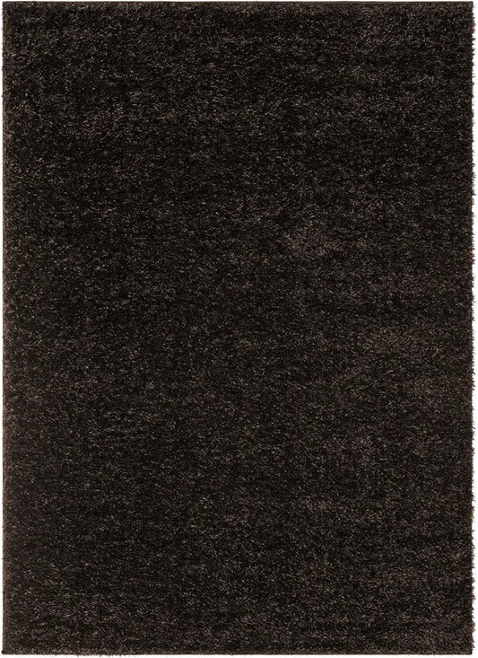 Ishro Home Premium Fuzzy Shag Carpet for Hall Rugs for Living Room Carpets for Living Room Colour Classic Brown