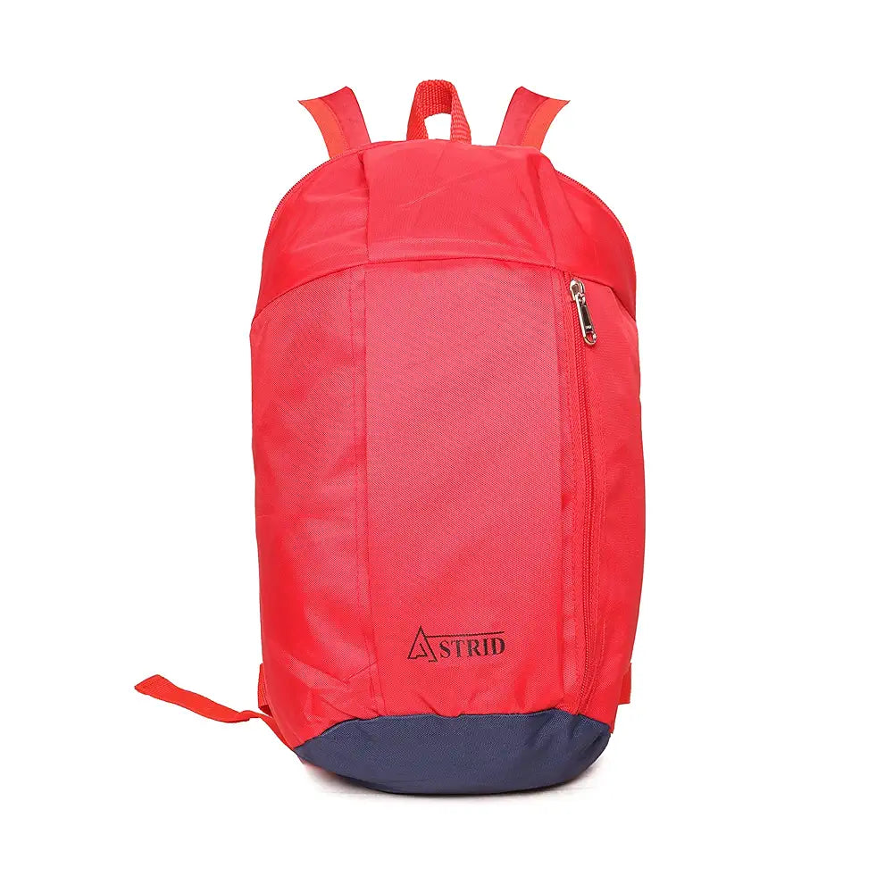 Astrid Canvas Girls Backpack Medium Size Colour Red
