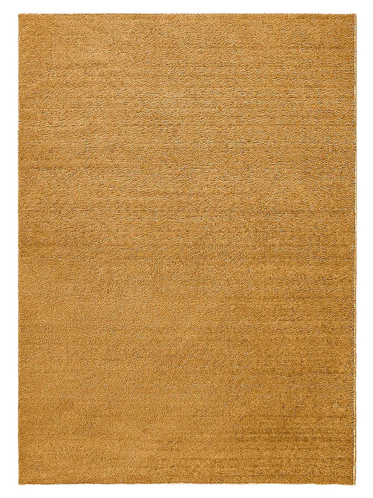 Saral Home Neon Shaggy Yarn Anti-Skid Carpet for Living Room Colour Gold