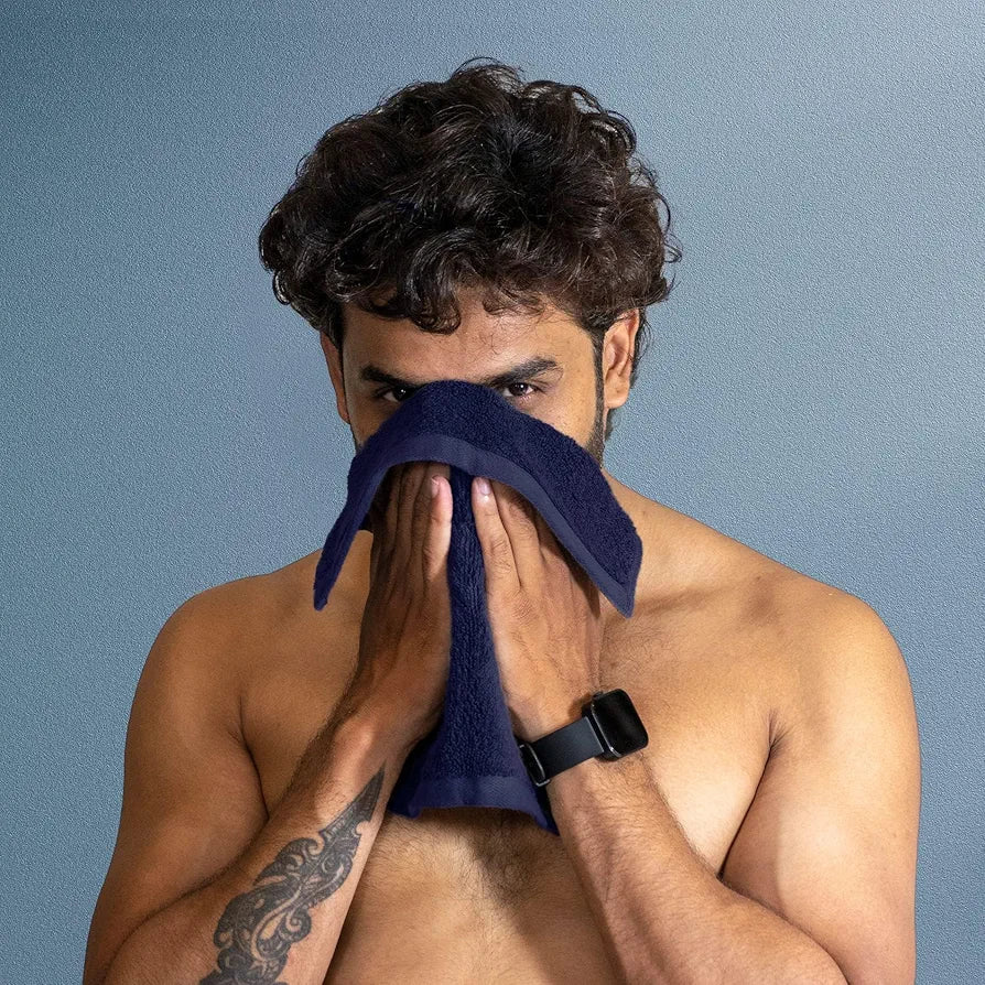 Heelium Bamboo Face Towel Ultra Absorbent & Odour-Free 3X Softer Than Cotton Towels