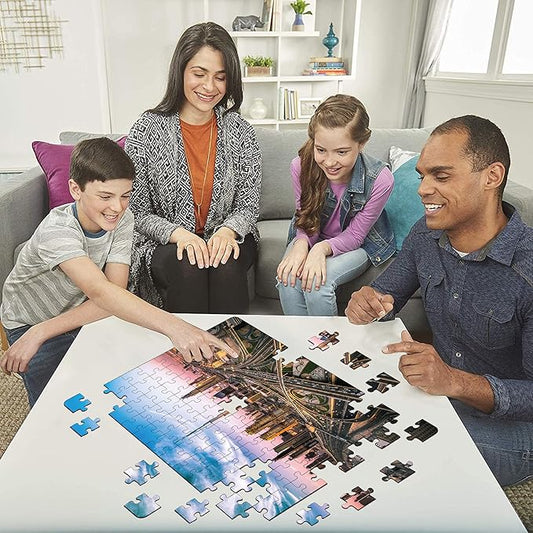 Mini Leaves 108 Piece Wooden Puzzle for Kids & Adults | Dubai Skyline Jigsaw Puzzle | Educational Games & Puzzles