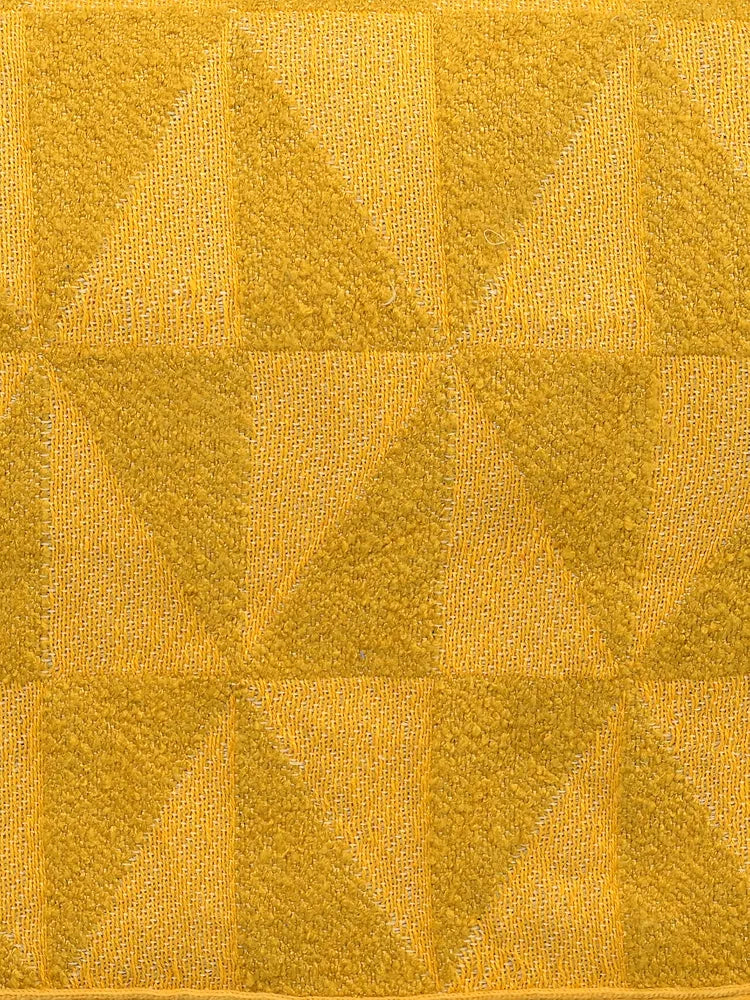 Saral Home Soft Microfiber 1 Seater Sofa Cover Throw Colour Yellow