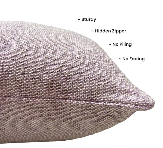 Sajavat Home Cotton Cushion Cover Colour Beige & Purple